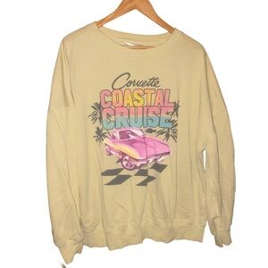 Coastal Cruise Graphic Sweater - Cream